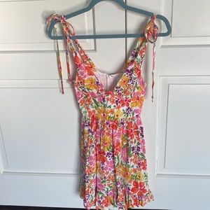 Sky to Moon Floral Mini Dress